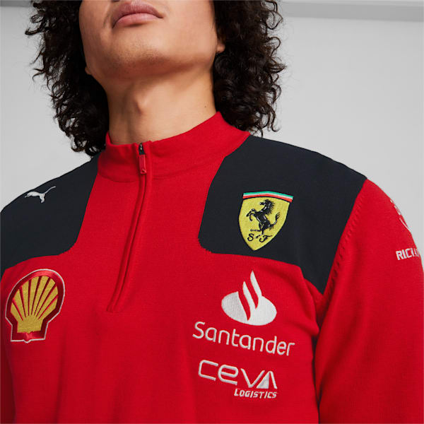 Scuderia Ferrari 2023 Team Replica Sweatshirt, Rosso Corsa, large-ZAF