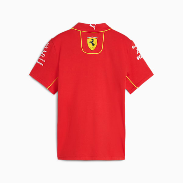 Scuderia Ferrari 2024 Replica Collection Team Polo Kids, Burnt Red, large-MEX
