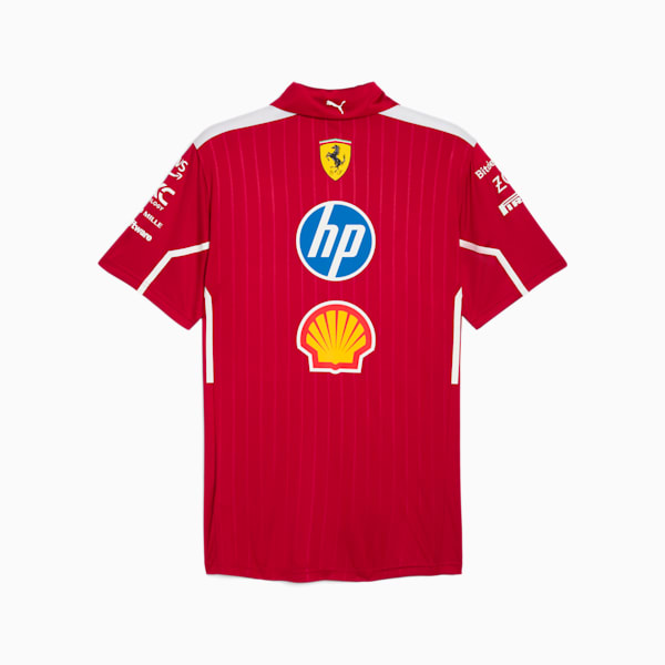 Scuderia Ferrari HP 2025 Team Polo Men, Dark Cherry, large-ZAF