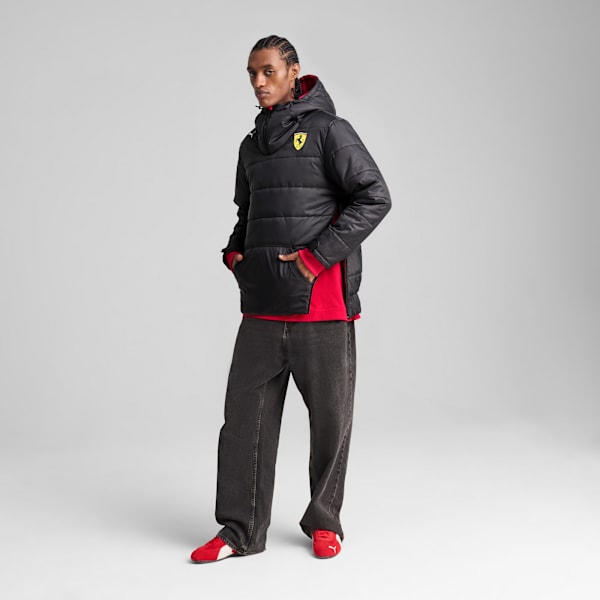 Scuderia Ferrari Team Reversible Jacket Men, Dark Cherry, large-ZAF