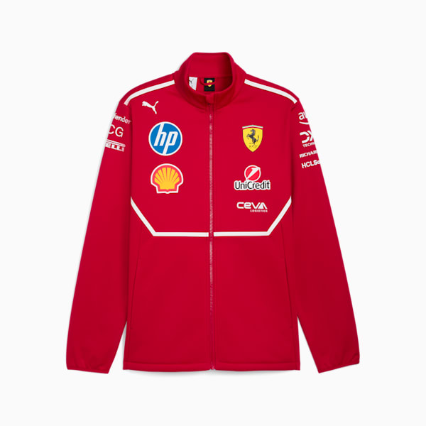 Scuderia Ferrari 2025 Team Softshell Jacket Men, Dark Cherry, large-ZAF