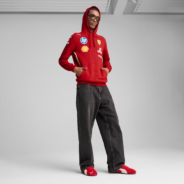 Sudadera de Scuderia Ferrari 2025 Team para hombre, Dark Cherry, large-MEX