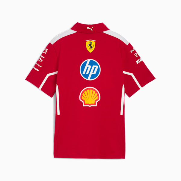 Scuderia Ferrari HP 2025 Team Polo Women, Dark Cherry, large-MEX