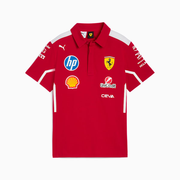 Playera polo Scuderia Ferrari 2025 Replica, Dark Cherry, large-MEX