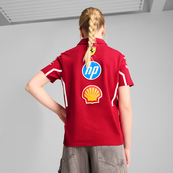 Playera polo Scuderia Ferrari 2025 Replica, Dark Cherry, large-MEX