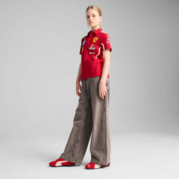 Playera polo Scuderia Ferrari 2025 Replica, Dark Cherry, large-MEX