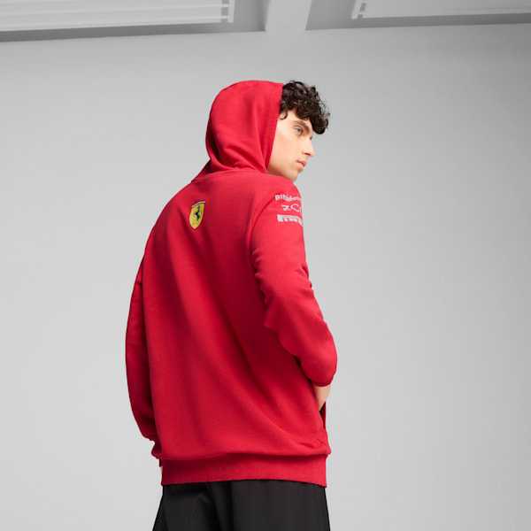 Scuderia Ferrari Desert Sun Replica Team Hoodie Men, Rosso Corsa, large-ZAF