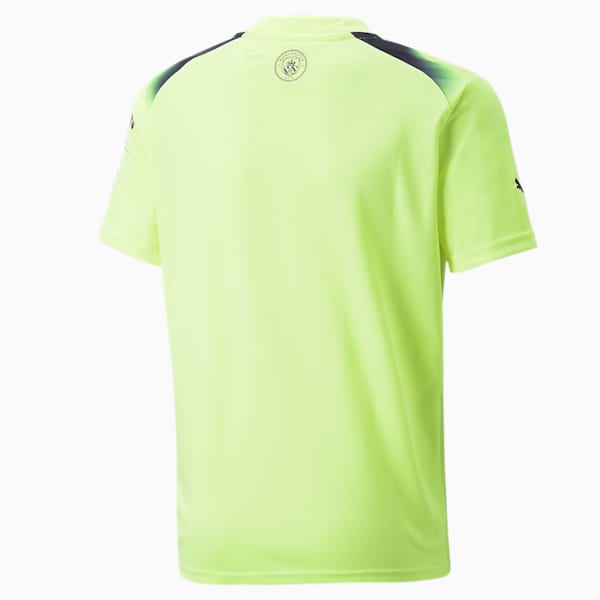 Manchester City F.C. Third 22/23 Replica Football Jersey Youth, Fizzy Light-Parisian Night, large-ZAF