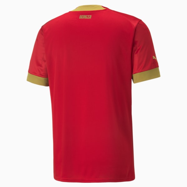 Serbia Home 22/23 Replica Jersey Men, Chili Pepper-Victory Gold, large-ZAF