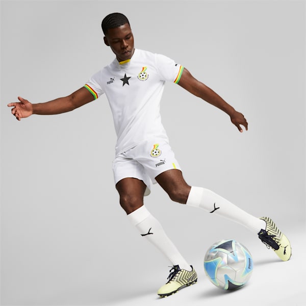 Ghana 2024 Home Jersey Men, Puma White-Puma Black, large-ZAF