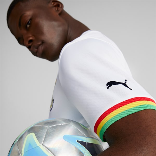 Ghana 2024 Home Jersey Men, Puma White-Puma Black, large-ZAF