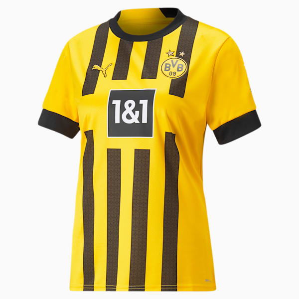 Borussia Dortmund Home 22/23 Replica Jersey Women, Cyber Yellow, large-ZAF