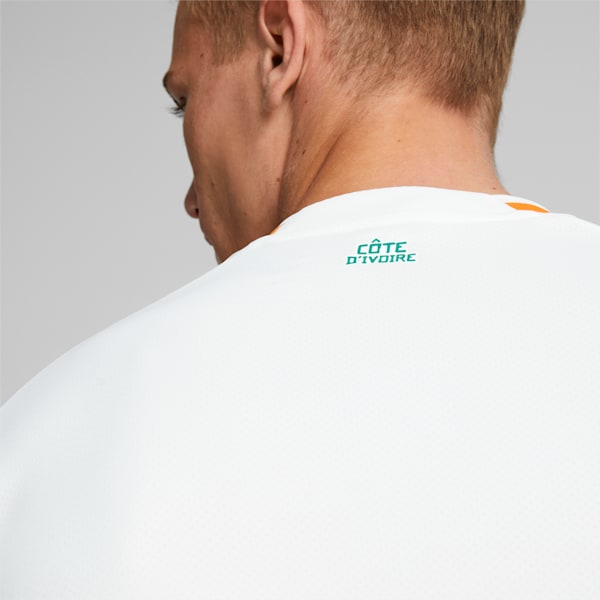 Ivory Coast Away 22/23 Replica Jersey Men, Puma White-Pepper Green, large-ZAF