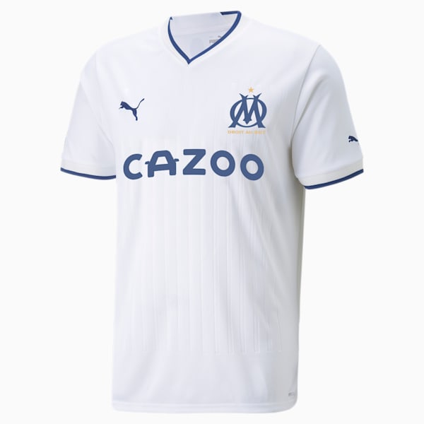 Olympique de Marseille Home 22/23 Replica Jersey Men, Puma White-Limoges, large-ZAF