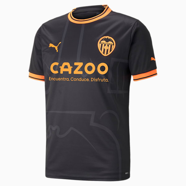Valencia CF Away 22/23 Replica Jersey Men, Puma Black-Neon Citrus, large-ZAF