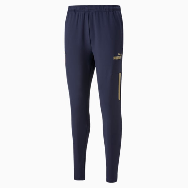 Italy Football Pre-match Pants Men, Peacoat-Puma Team Gold, large-ZAF