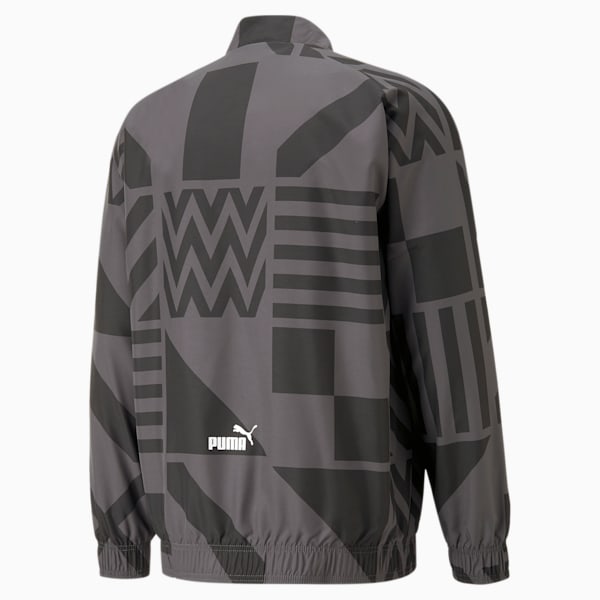 A.C. Milan Pre-match Football Jacket Men, Puma Black-Asphalt, large-ZAF