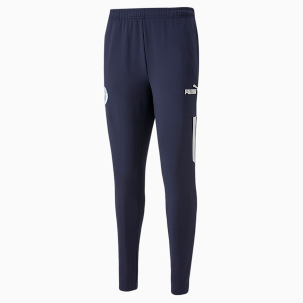 Manchester City F.C. Pre-match Football Pants Men, Peacoat-Puma White, large-ZAF