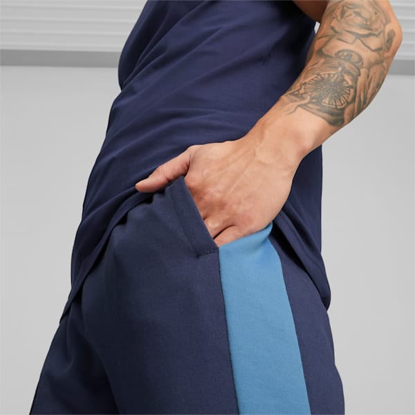 Manchester City F.C. ftblHeritage T7 Track Pants Men, PUMA Navy-Team Light Blue, large-ZAF