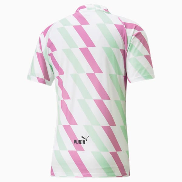 Manchester City Pre-match Jersey Men, PUMA White-Mist Green-Mauve Pop, large-ZAF