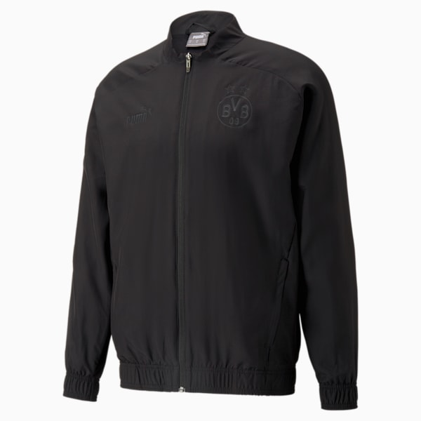 Borussia Dortmund Pre-match Jacket Men, PUMA Black, large-ZAF