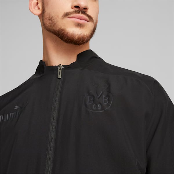 Borussia Dortmund Pre-match Jacket Men, PUMA Black, large-ZAF