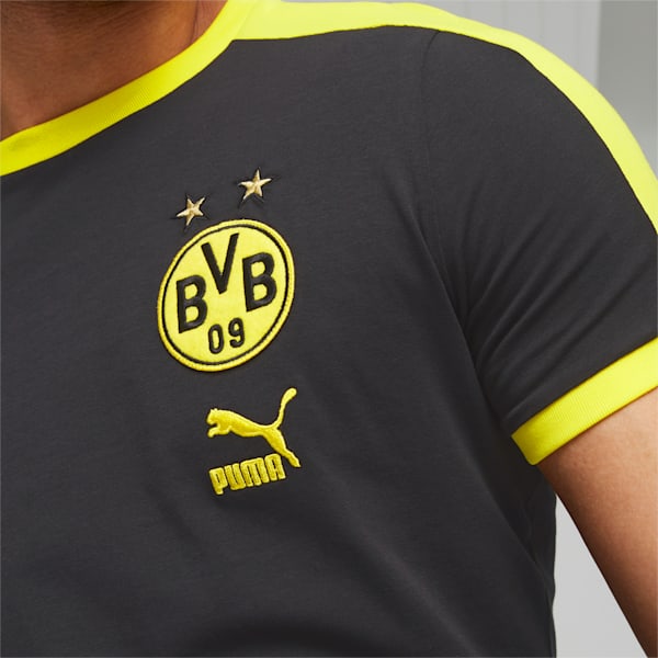 Borussia Dortmund ftblHeritage T7 Tee Men, PUMA Black, large-ZAF