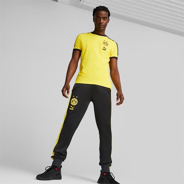 Borussia Dortmund ftblHeritage T7 Track Pants Men, PUMA Black, large-ZAF