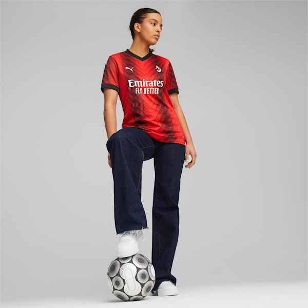 AC Milan 23/24 Women's Home Jersey, For All Time Red-PUMA Black, large-ZAF
