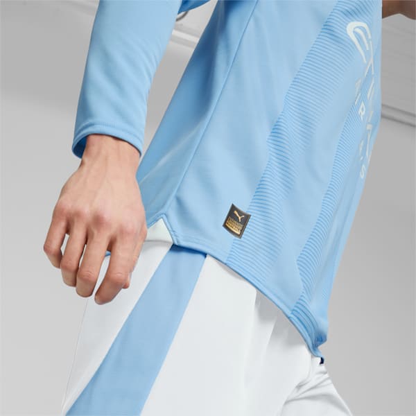 Manchester City F.C. Home Replica Long-Sleeve Jersey Men, Team Light Blue-PUMA White, large-ZAF