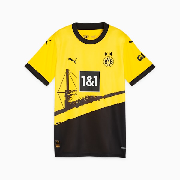 Borussia Dortmund 23/24 Women's Home Jersey, Cyber Yellow-PUMA Black, large-ZAF