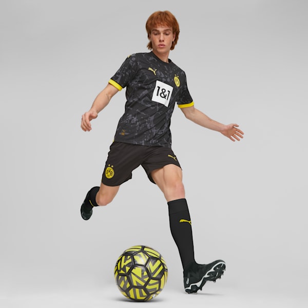 Borussia Dortmund 23/24 Men's Away Jersey, PUMA Black-Cyber Yellow, large-ZAF