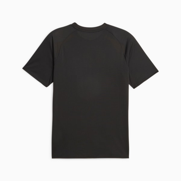 Camiseta para hombre prematch del Borussia Dortmund, PUMA Black-Cyber Yellow, large-ARG