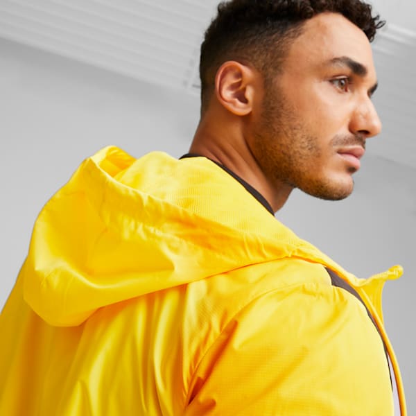 Borussia Dortmund Men's Pre-match Football Jacket, Cyber Yellow-PUMA Black, large-ZAF