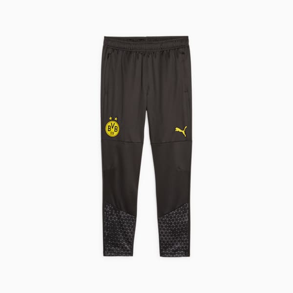 Borussia Dortmund Football Training Pants, PUMA Black-Cyber Yellow, large-ZAF