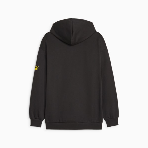Borussia Dortmund Men's FtblCulture Hoodie, Shadow Gray-PUMA Black, large-ZAF