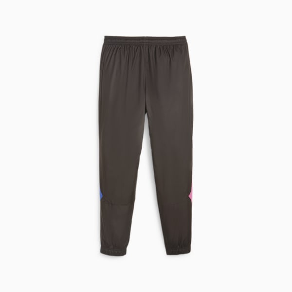 Pantalones de fútbol prematch del AC Milan, PUMA Black-Royal Sapphire, large-ARG