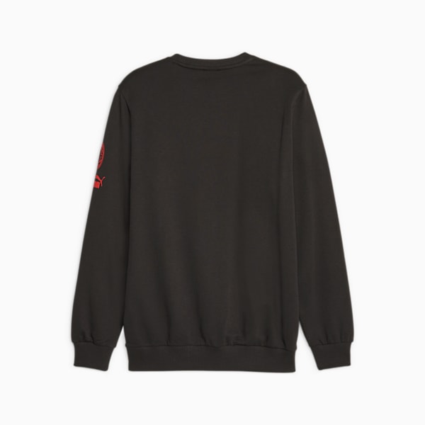 AC Milan FtblCore Sweatshirt, PUMA Black-For All Time Red, large-ZAF