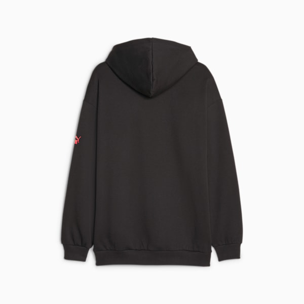 AC Milan FtblCulture Men's Hoodie, PUMA Black-Strong Gray, large-ZAF