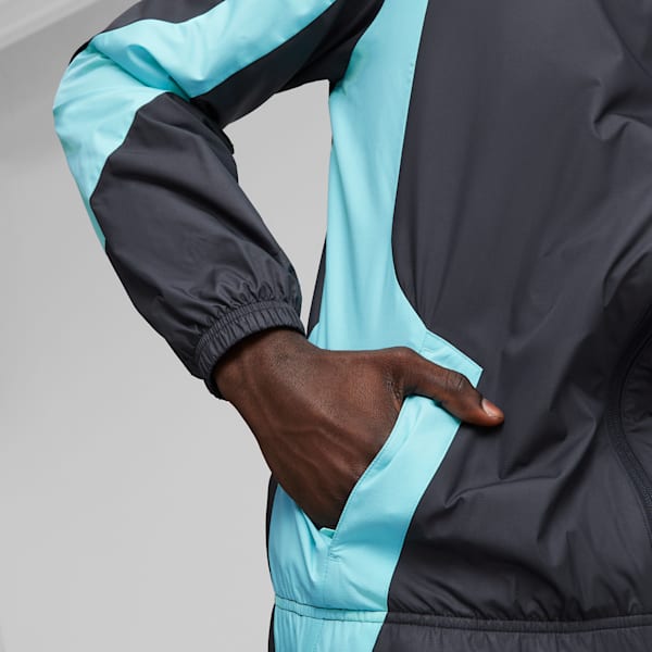 Manchester City Men's Pre-match Anthem Jacket, Dark Navy-Hero Blue-Sunset Glow, large-ZAF