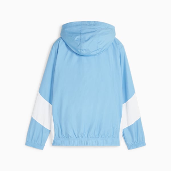 Manchester City F.C. Pre-match Anthem Jacket Youth, Team Light Blue-PUMA White, large-ZAF