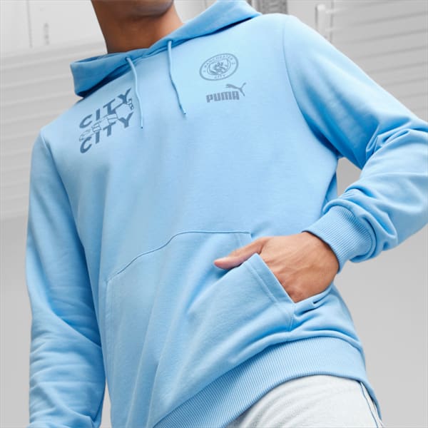 Buzo con capucha FtblCore del Manchester City, Team Light Blue-PUMA White, large-ARG