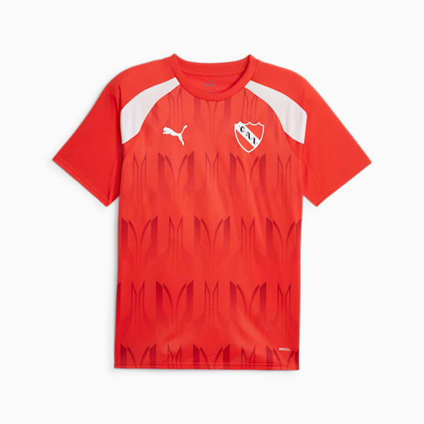 Camiseta de fútbol prematch de Independiente, PUMA Red-PUMA White, large-ARG