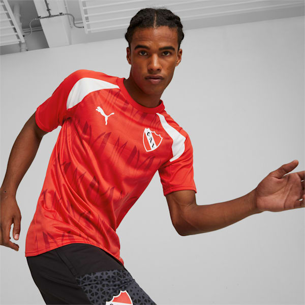 Camiseta de fútbol prematch de Independiente, PUMA Red-PUMA White, large-ARG