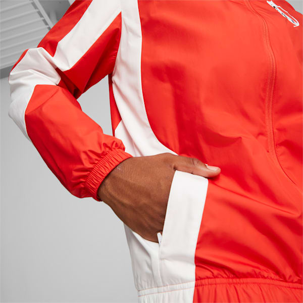 Campera de fútbol para hombre prematch de Independiente, PUMA Red-PUMA White, large-ARG
