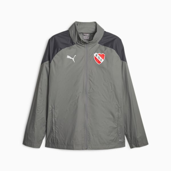 Campera de fútbol para hombre de Independiente, Flat Medium Gray-Strong Gray, large-ARG