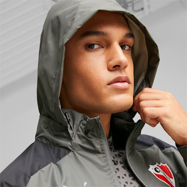 Campera de fútbol para hombre de Independiente, Flat Medium Gray-Strong Gray, large-ARG