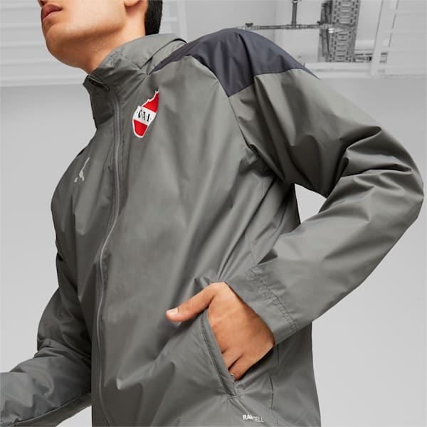 Campera de fútbol para hombre de Independiente, Flat Medium Gray-Strong Gray, large-ARG