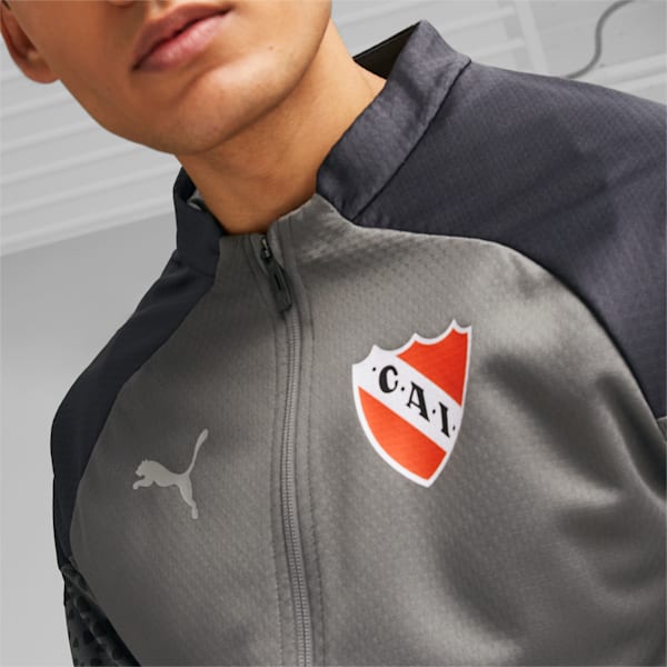 Buzo de fútbol para hombre de Independiente, Flat Medium Gray-Strong Gray, large-ARG