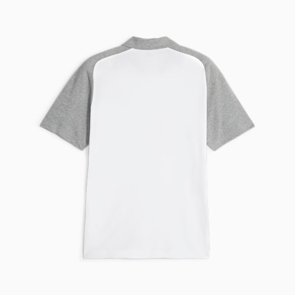 Chomba para hombre Independiente Casuals, PUMA White-Medium Gray Heather, large-ARG